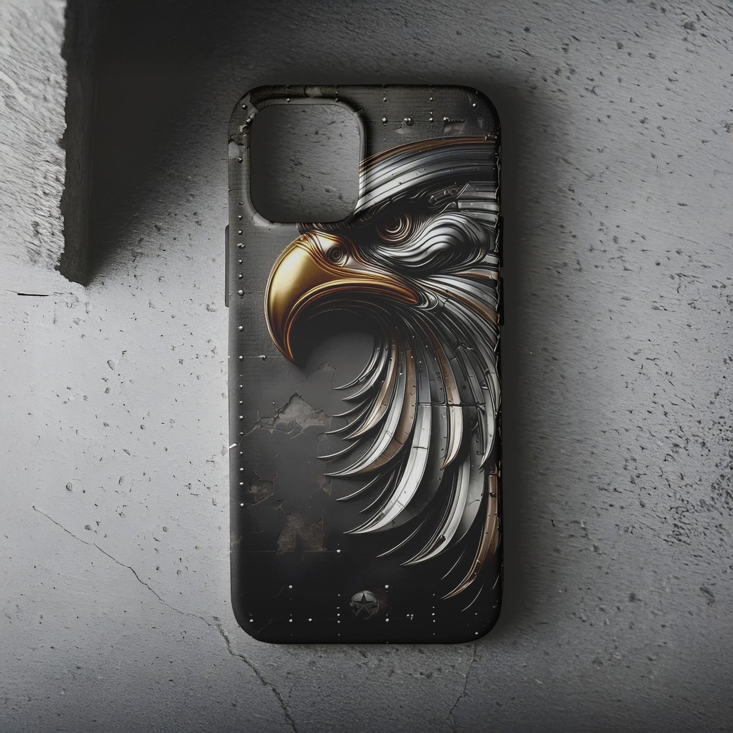 Siyah Kartal Telefon Kılıfı B1223