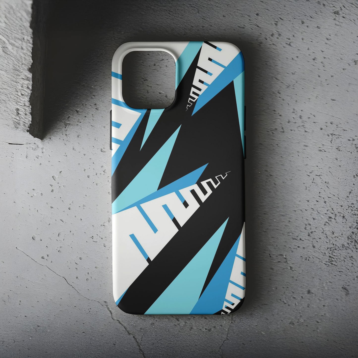 Siyah Şimşek Telefon Kılıfı B1194