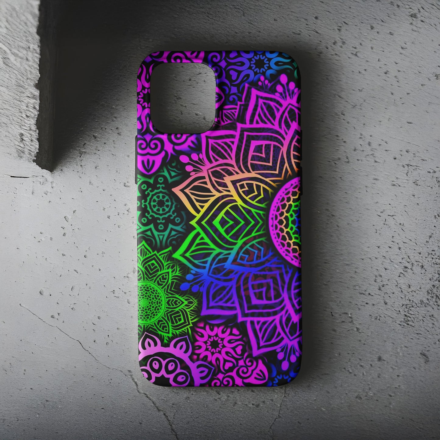 Neon Dekor Telefon Kılıfı B1052