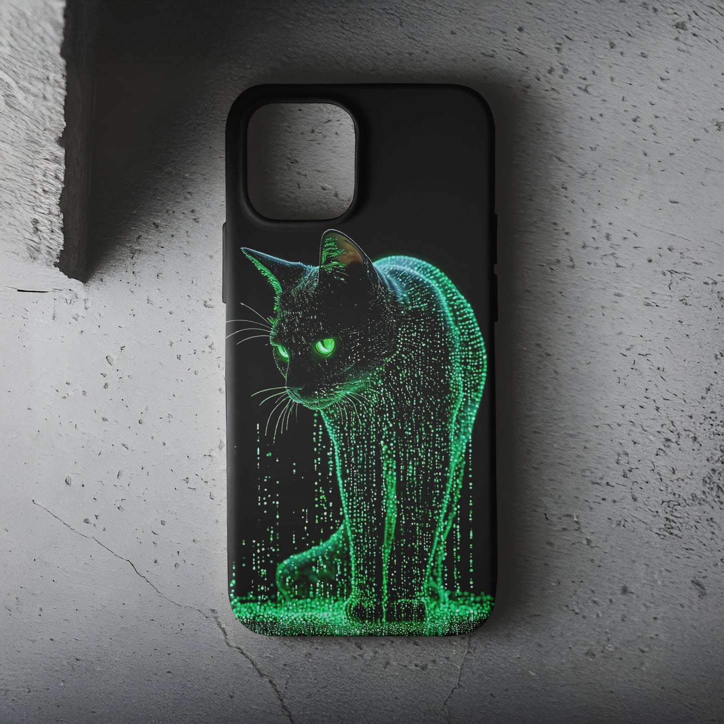 Neon Cat Telefon Kılıfı B1026