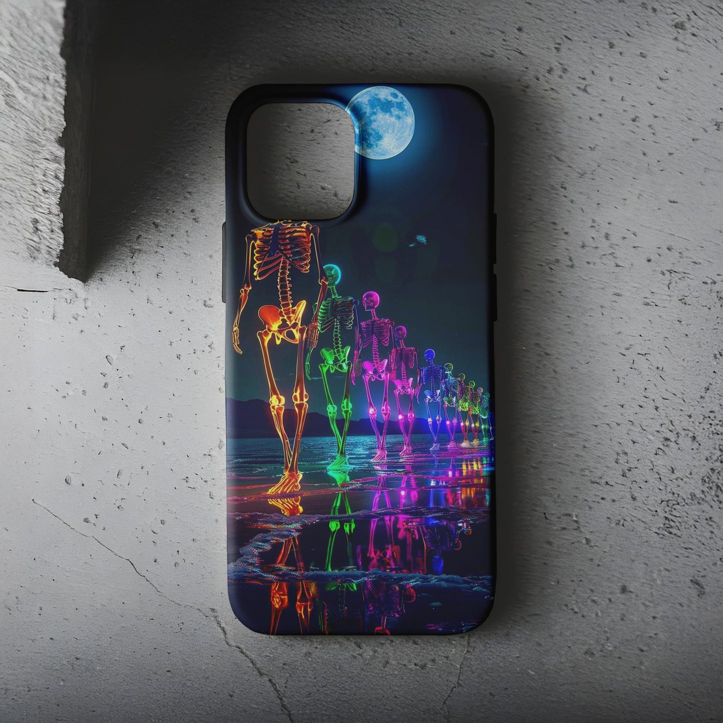 Neon Skeleton Telefon Kılıfı B1018