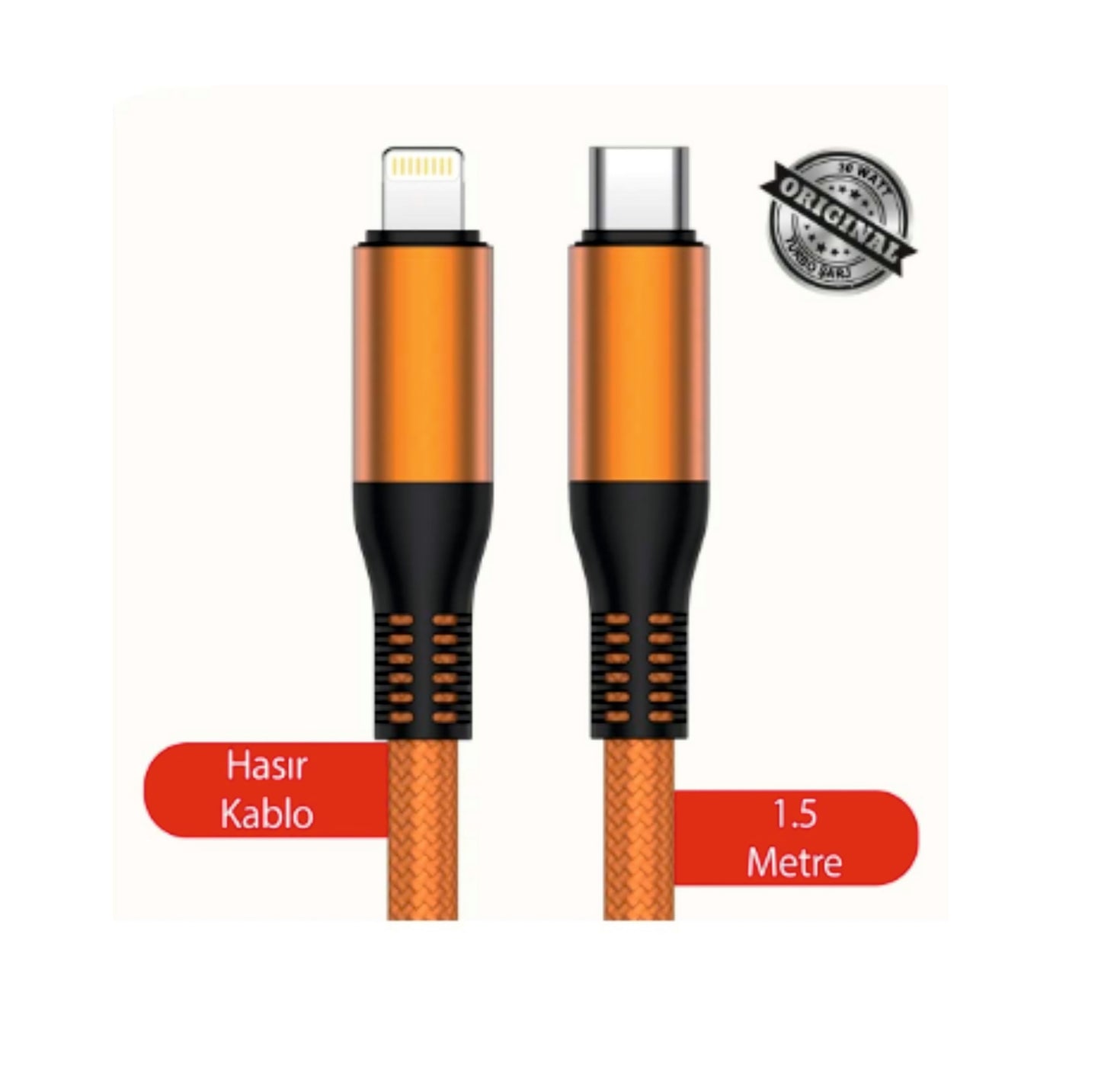 MT2124 30W 1.5 METRE TYPE-C TO LİGHTNİNG PD ŞARJ DATA KABLO 10/200 BE0016
