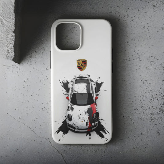 Porsche White Telefon Kılıfı B529