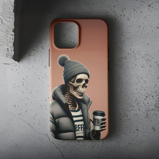 Coffee Skeleton Telefon Kılıfı B731