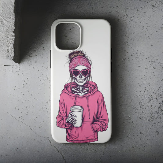 Pink Skeleton Telefon Kılıfı B796