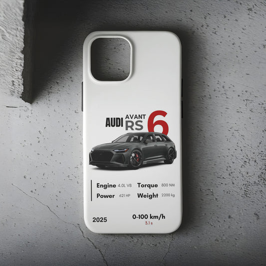 Spor Arabalar AUDI RS6 Telefon Kılıfı B819