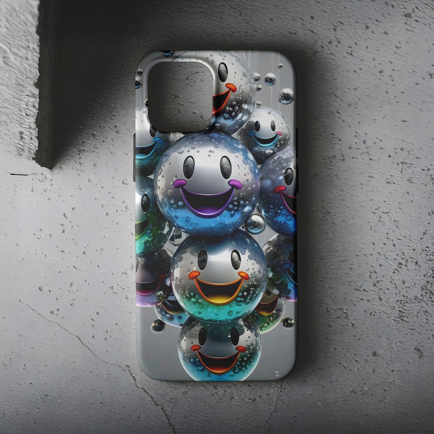 Renkli Emoji Telefon  Kılıfı B1210