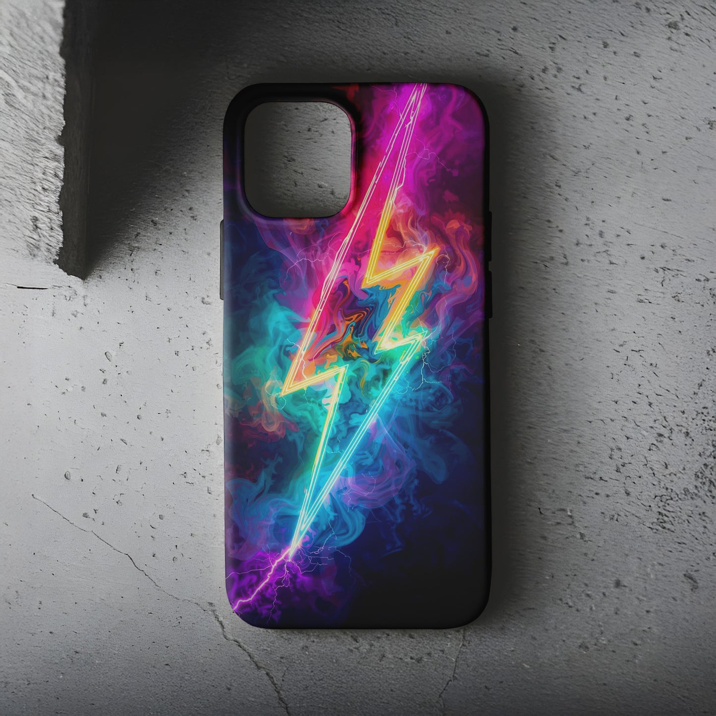 Neon Yıldırım Telefon Kılıfı B871
