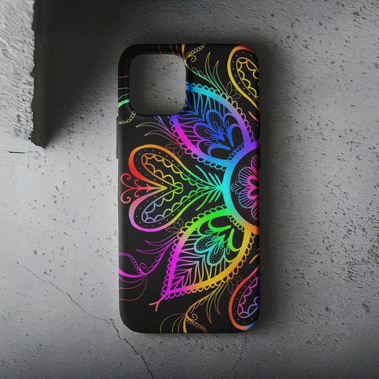 Neon Çizim Telefon Kılıfı B925