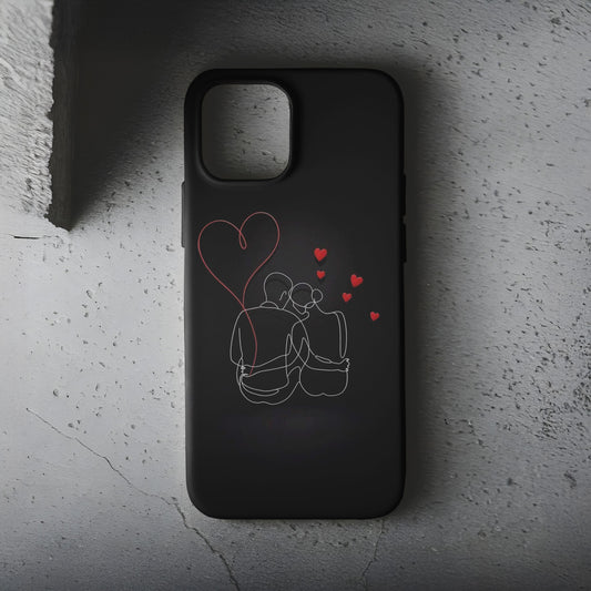 Çift Kılıfı Love Telefon Kılıfı B1110