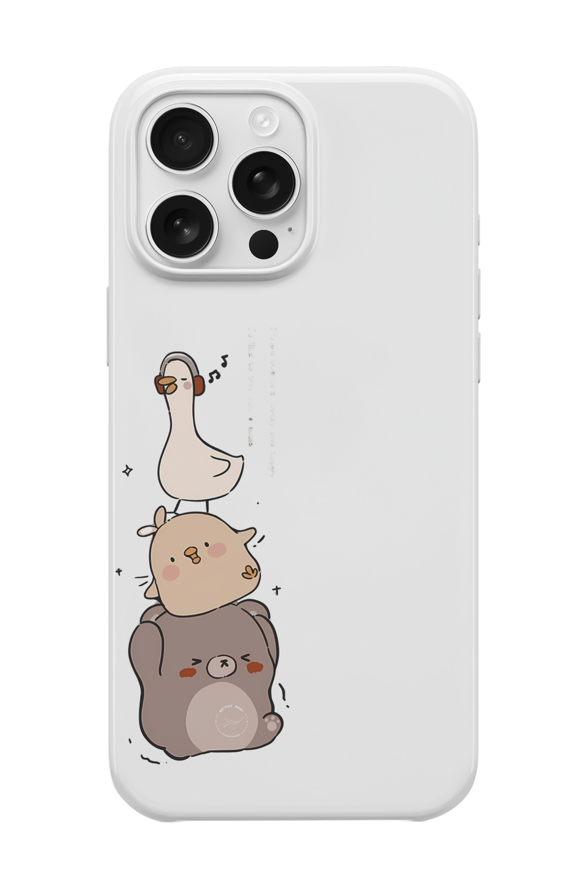 Sevimli üçlü Telefon Kılıfı U13