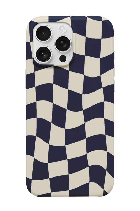 Retro Wavy Checker Telefon Kılıfı U147