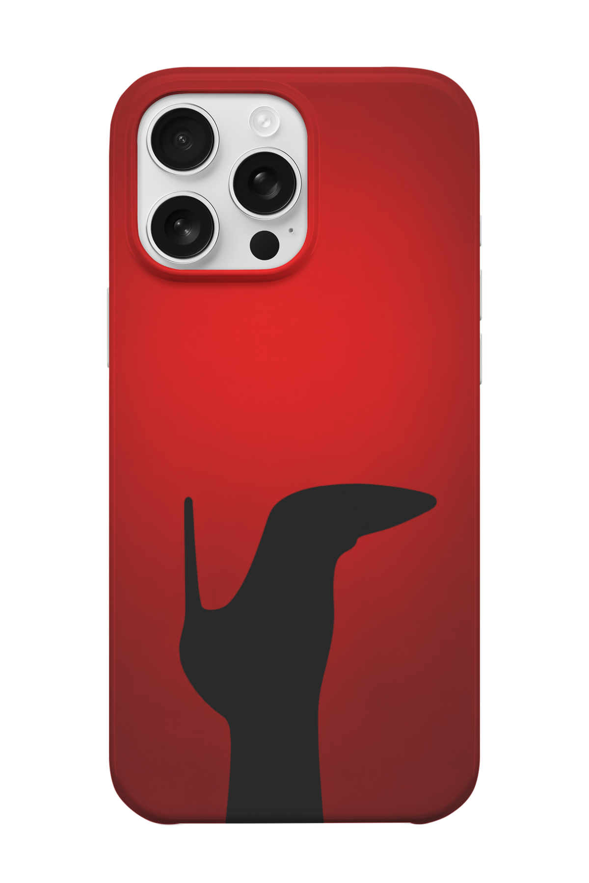 Red Stiletto Silhouette Telefon Kılıfı U253
