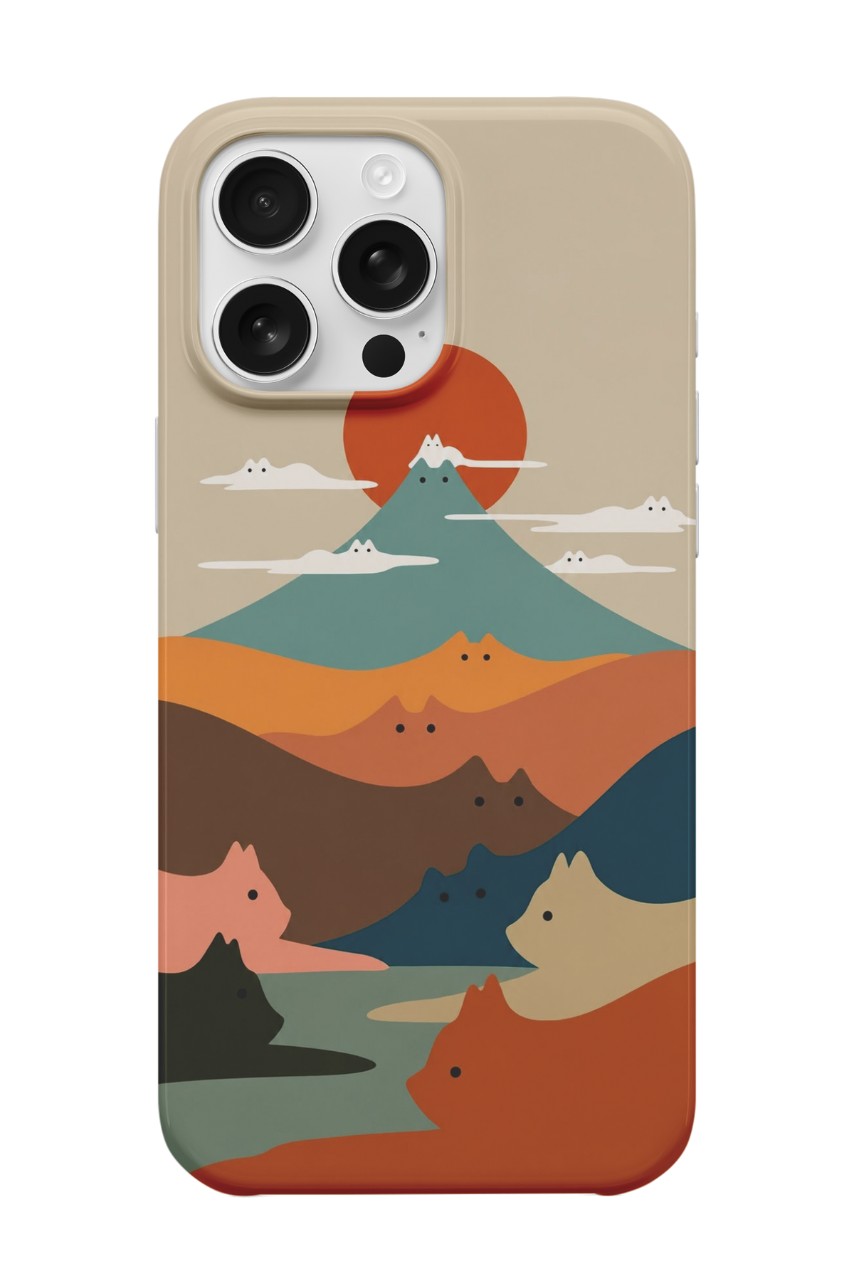 Mt. Fuji Cats Telefon Kılıfı U255