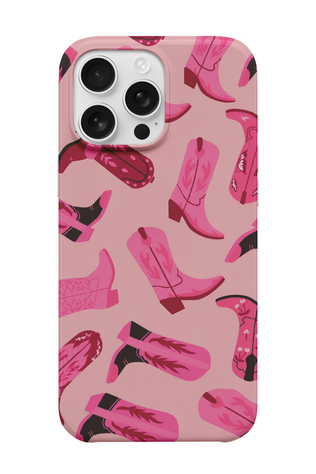 Pink Boots Pattern Telefon Kılıfı U262