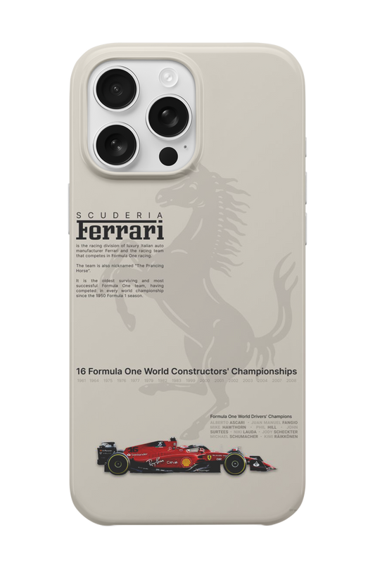 White Ferrari Telefon Kılıfı U80