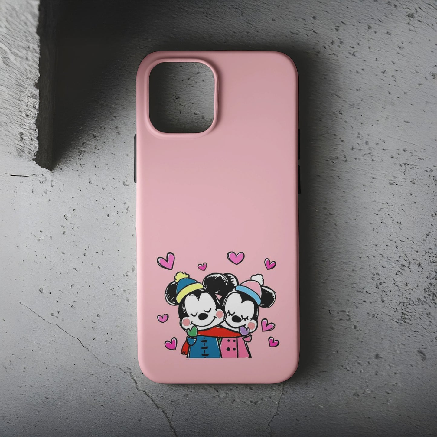 Pembe Fare Telefon Kılıfı B655