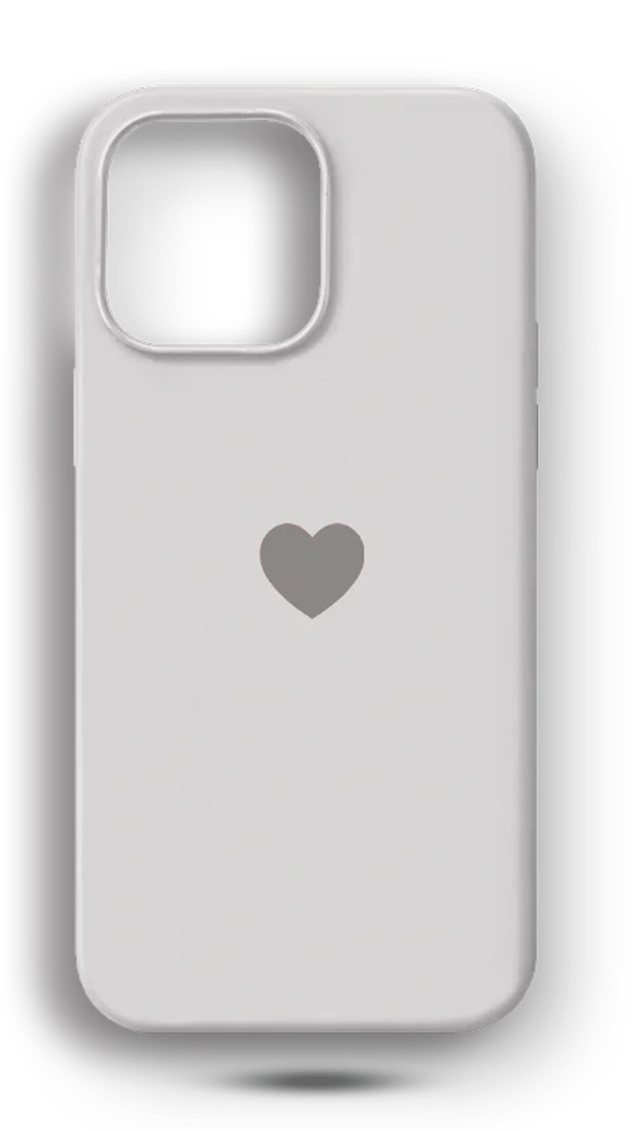 Beyaz Kalp Telefon Kılıfı