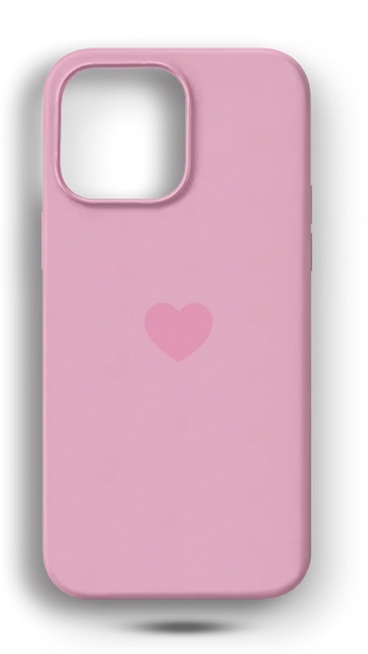 Pembe Kalp Telefon Kılıfı